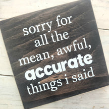 Load image into Gallery viewer, Twin Timbers Block Signs (Clean Humor)