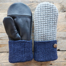Load image into Gallery viewer, Luxe Wool Mittens with Leather or Suede
