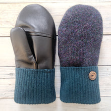 Load image into Gallery viewer, Luxe Wool Mittens with Leather or Suede