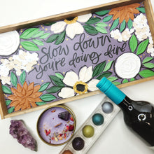 Load image into Gallery viewer, Handpainted Floral Art Framed