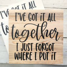 Load image into Gallery viewer, Twin Timbers Block Signs (Clean Humor)