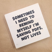 Load image into Gallery viewer, Twin Timbers Block Signs (Clean Humor)