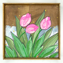 Load image into Gallery viewer, Handpainted Floral Art Framed