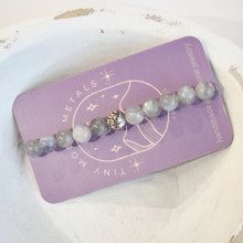 Load image into Gallery viewer, Gemstone Bracelet (Tiny Moon)