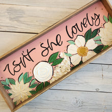 Load image into Gallery viewer, Handpainted Floral Art Framed