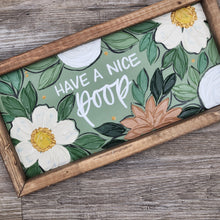 Load image into Gallery viewer, Handpainted Floral Art Framed