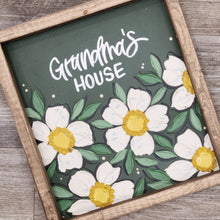 Load image into Gallery viewer, Handpainted Floral Art Framed