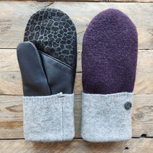 Load image into Gallery viewer, Luxe Wool Mittens with Leather or Suede