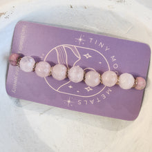 Load image into Gallery viewer, Gemstone Bracelet (Tiny Moon)
