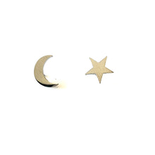 Load image into Gallery viewer, Silver Shaped Studs