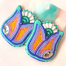 Load image into Gallery viewer, Hand Beaded Earrings (Lark Bead Co)