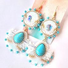 Load image into Gallery viewer, Hand Beaded Earrings (Lark Bead Co)