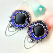 Load image into Gallery viewer, Hand Beaded Earrings (Lark Bead Co)