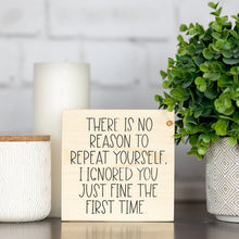 Load image into Gallery viewer, Twin Timbers Block Signs (Clean Humor)