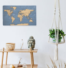 Load image into Gallery viewer, Wanderlust Push Pin Map (World)