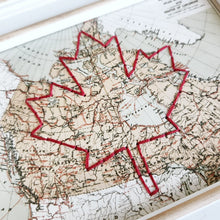 Load image into Gallery viewer, Canada Maple Leaf Map