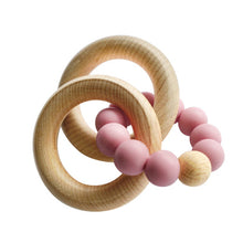 Load image into Gallery viewer, Wooden Rattle Teething Rings