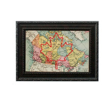 Load image into Gallery viewer, Canada Maple Leaf Map