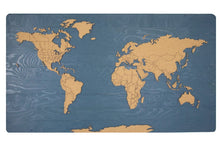 Load image into Gallery viewer, Wanderlust Push Pin Map (World)
