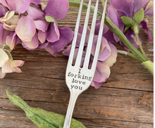 Load image into Gallery viewer, Hand Stamped Forks