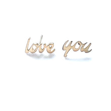 Load image into Gallery viewer, Gold Shaped Studs