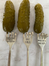 Load image into Gallery viewer, Hand Stamped Pickle Fork