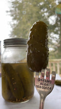 Load image into Gallery viewer, Hand Stamped Pickle Fork