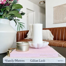Load image into Gallery viewer, Beeswax Ribbed Pillar Candle
