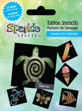 Load image into Gallery viewer, Sparkle Tattoo Stencil Collections