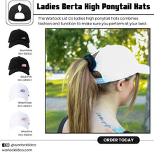 Load image into Gallery viewer, Warlock Berta Ladies High Ponytail Caps
