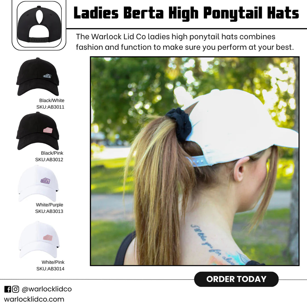 Warlock Berta Ladies High Ponytail Caps