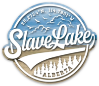 Slave Lake Coordinates Magnet
