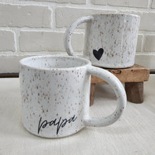 Load image into Gallery viewer, Family Speckled Heart Mugs

