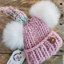 Load image into Gallery viewer, Piggy Knitty Newborn Toques/Bonnets
