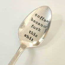 Load image into Gallery viewer, Hand Stamped Spoons (Sweary)
