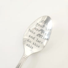 Load image into Gallery viewer, Hand Stamped Spoons (Sweary)
