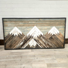 Load image into Gallery viewer, Reclaimed Wood Mountain Range
