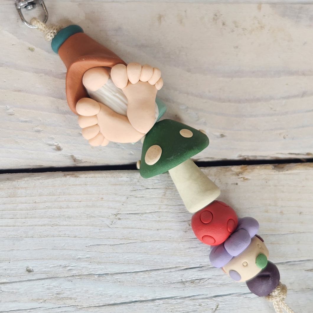 Clay Gnome Keychains