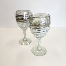 Load image into Gallery viewer, Blown Glass Wine Glasses
