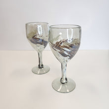 Load image into Gallery viewer, Blown Glass Wine Glasses
