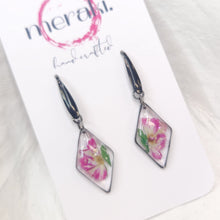 Load image into Gallery viewer, Meraki Crush Floral Dangles
