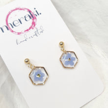 Load image into Gallery viewer, Meraki Crush Floral Dangles
