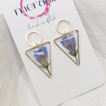 Load image into Gallery viewer, Meraki Crush Floral Dangles
