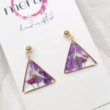 Load image into Gallery viewer, Meraki Crush Floral Dangles
