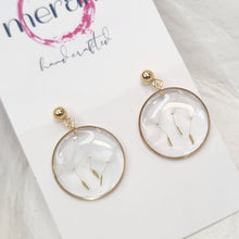 Load image into Gallery viewer, Meraki Crush Floral Dangles
