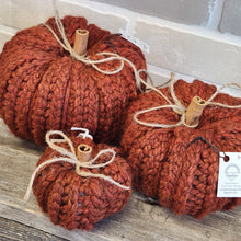 Load image into Gallery viewer, Crocheted Pumpkins
