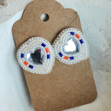 Load image into Gallery viewer, Indigenous Hand Beaded Round Studs
