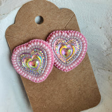 Load image into Gallery viewer, Indigenous Hand Beaded Round Studs
