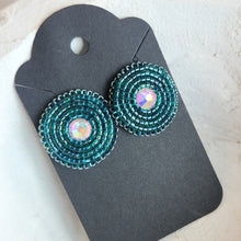 Load image into Gallery viewer, Indigenous Hand Beaded Round Studs
