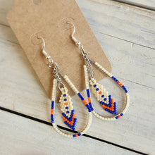 Load image into Gallery viewer, Indigenous Hand Beaded Dangles
